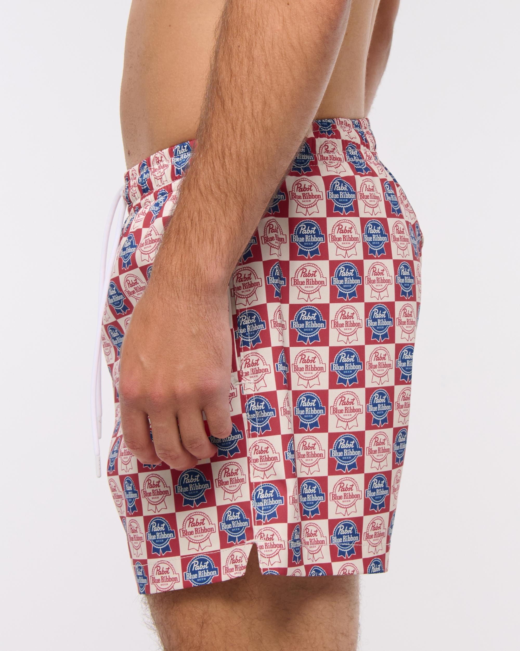 Pull-On Micro-Seersucker Swim Trunk Product Image