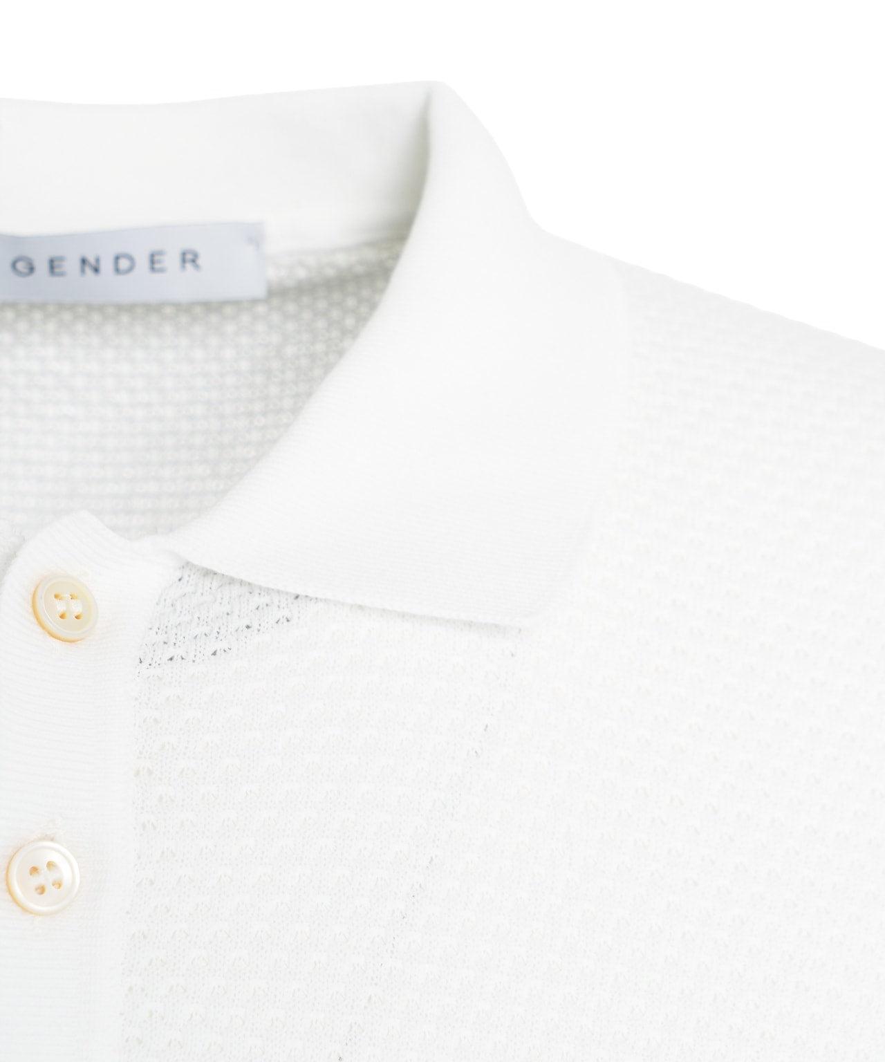 Knit polo shirt Product Image