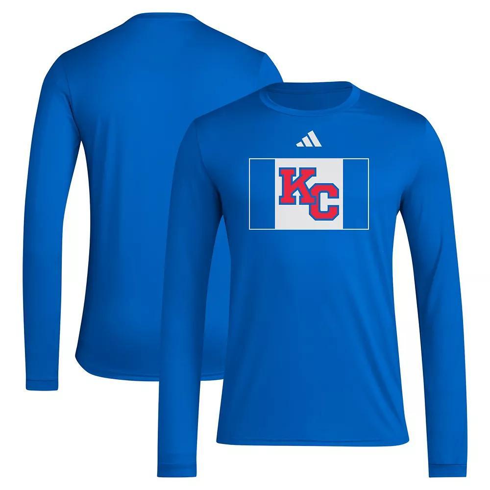 Men's adidas Royal Kansas Jayhawks 2024 Kansas Product Image