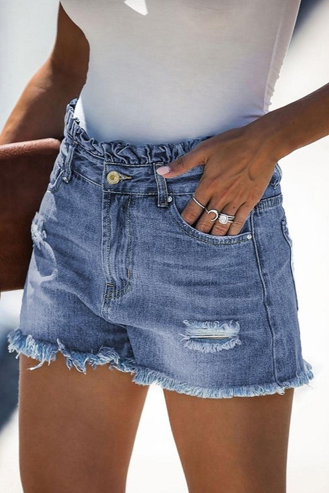 High Rise Shorts Product Image