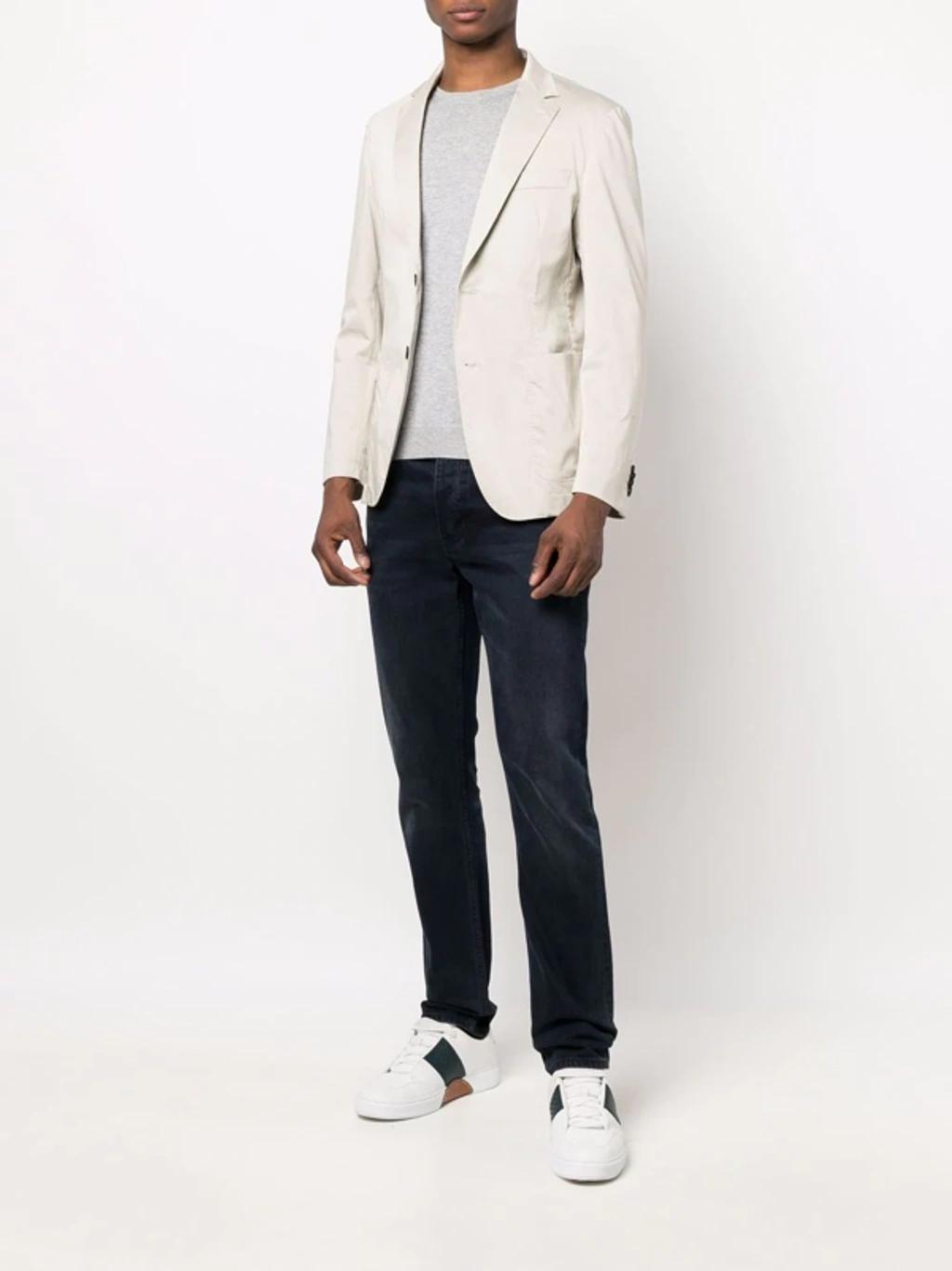 Single-breasted Tailored Blazer In Light Beige 271 Product Image