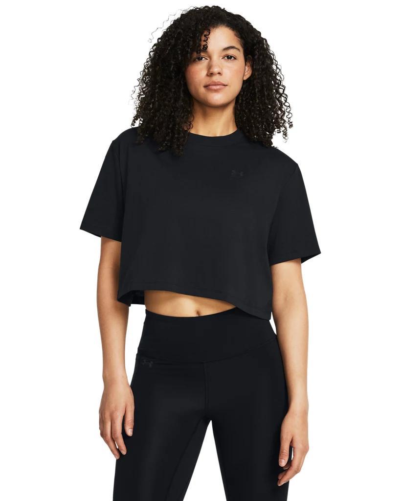 Women's UA Boxy Crop Simple Short Sleeve Product Image