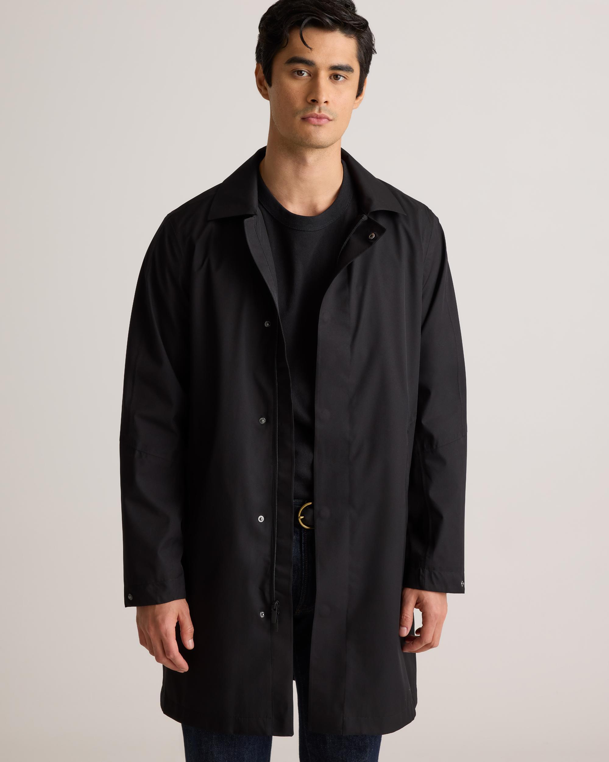 Quince | Men's Weatherproof Long Rain Jacket Polyester/Recycled Polyester Blend Product Image