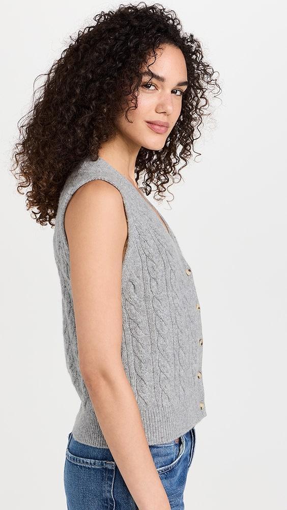 Vince Cable Button Vest | Shopbop Product Image