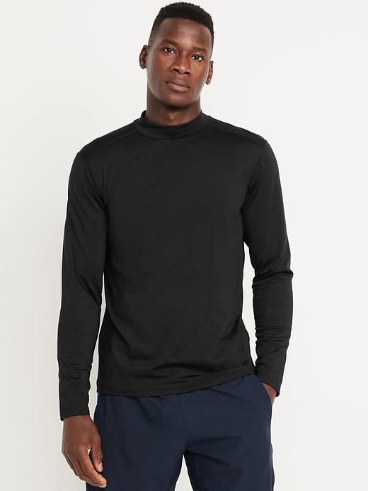 Cozy Baselayer Mock-Neck T-Shirt Product Image