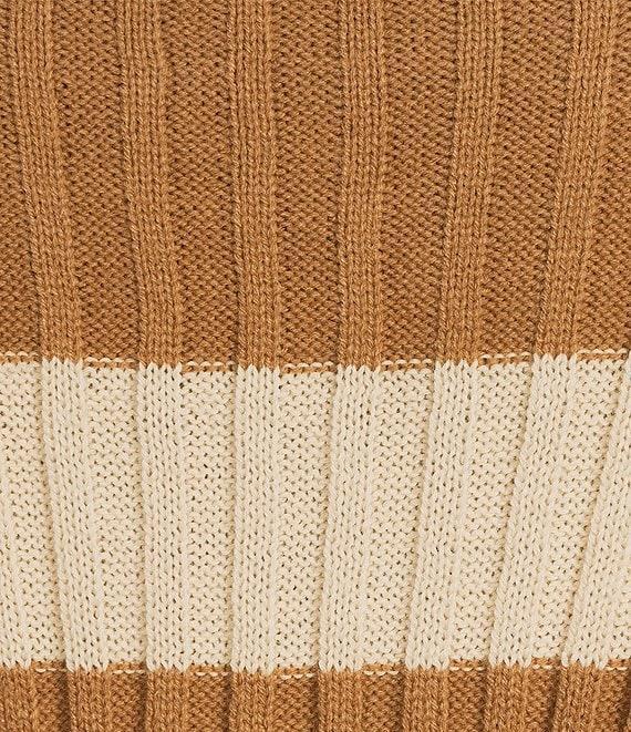 Sadie & Sage Crewneck Violette Striped Sweater Product Image