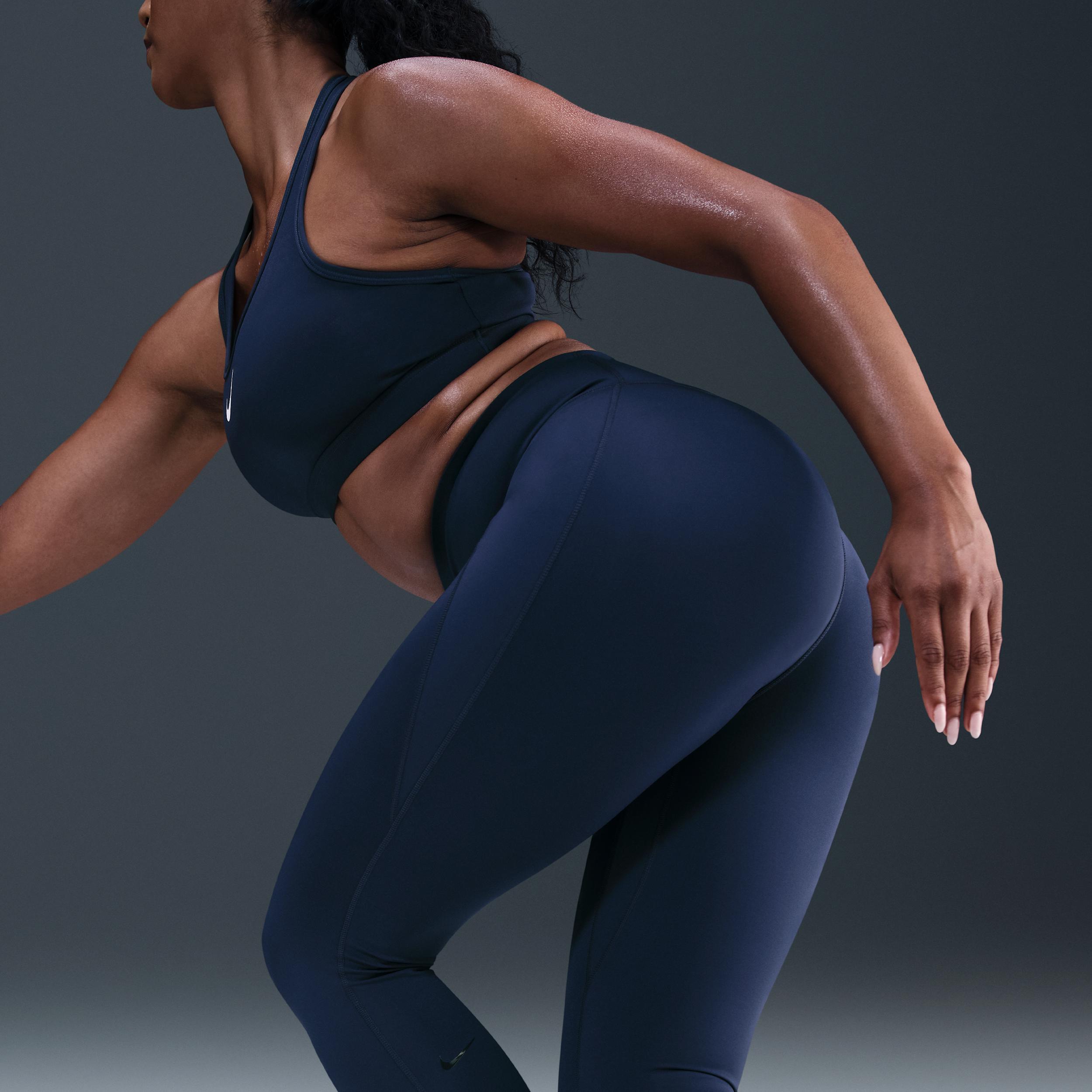Nike Womens Universa High-Waisted 7/8 Leggings with No Front Seam | HQ6813-017 Product Image