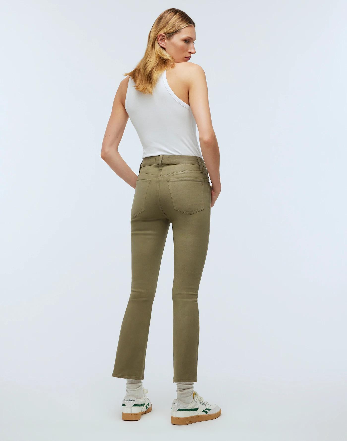 Kick Out Crop Jeans: Coated Edition Product Image