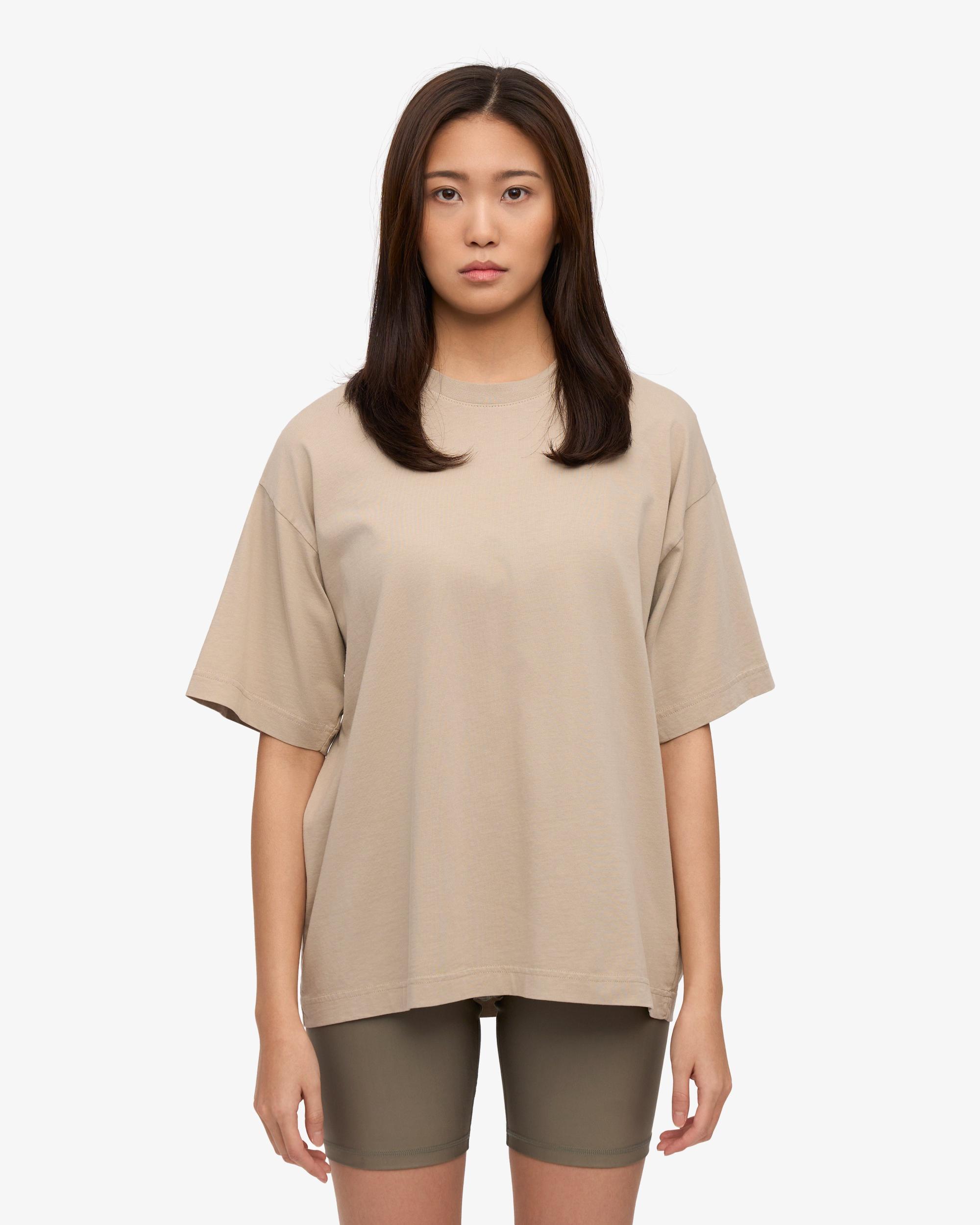 Oversized Organic T-Shirt - Oyster Grey Product Image