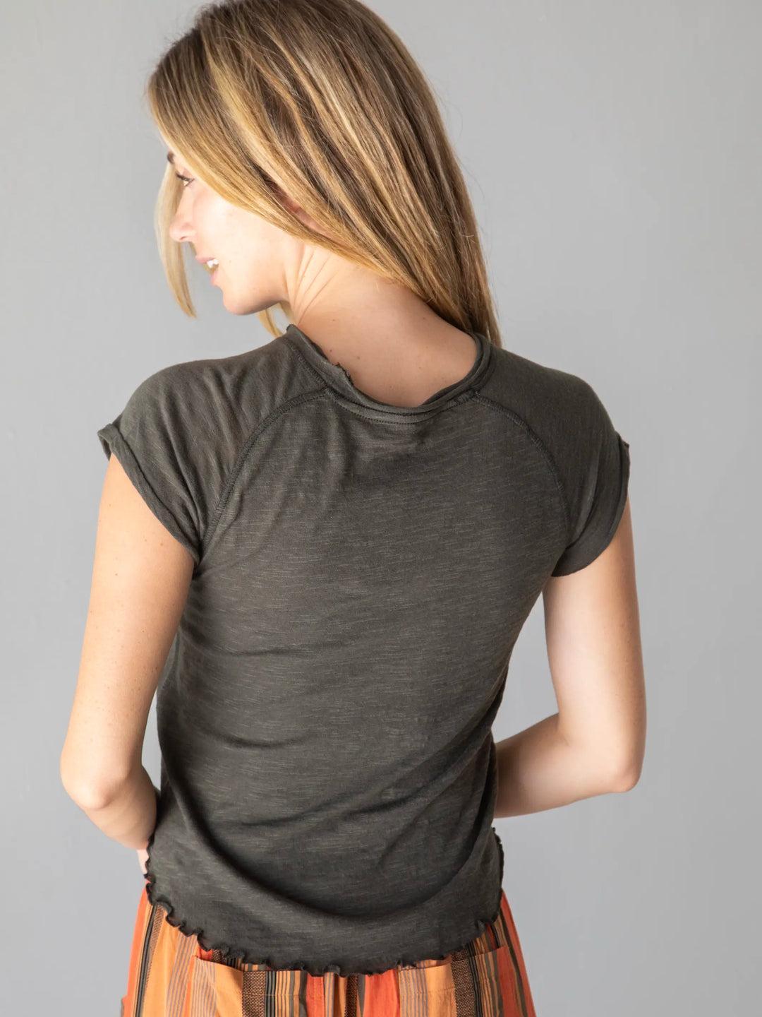 Lily Cotton Short Sleeve Tee Shirt - Spread Kindness Product Image