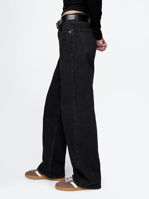 Mid Rise '90s Loose Pinstripe Carpenter Jeans Product Image