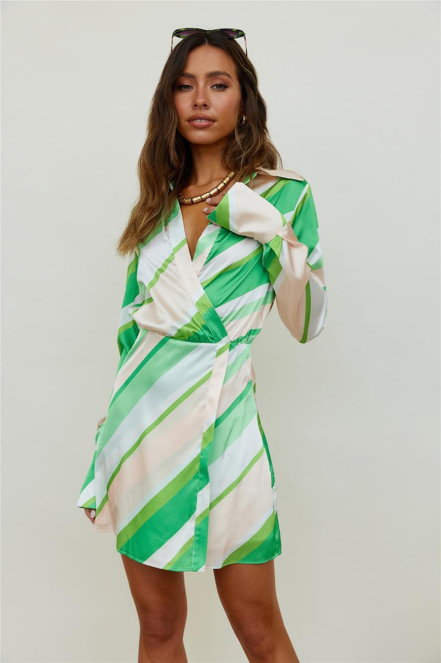 Forever Remembered Dress Green Product Image