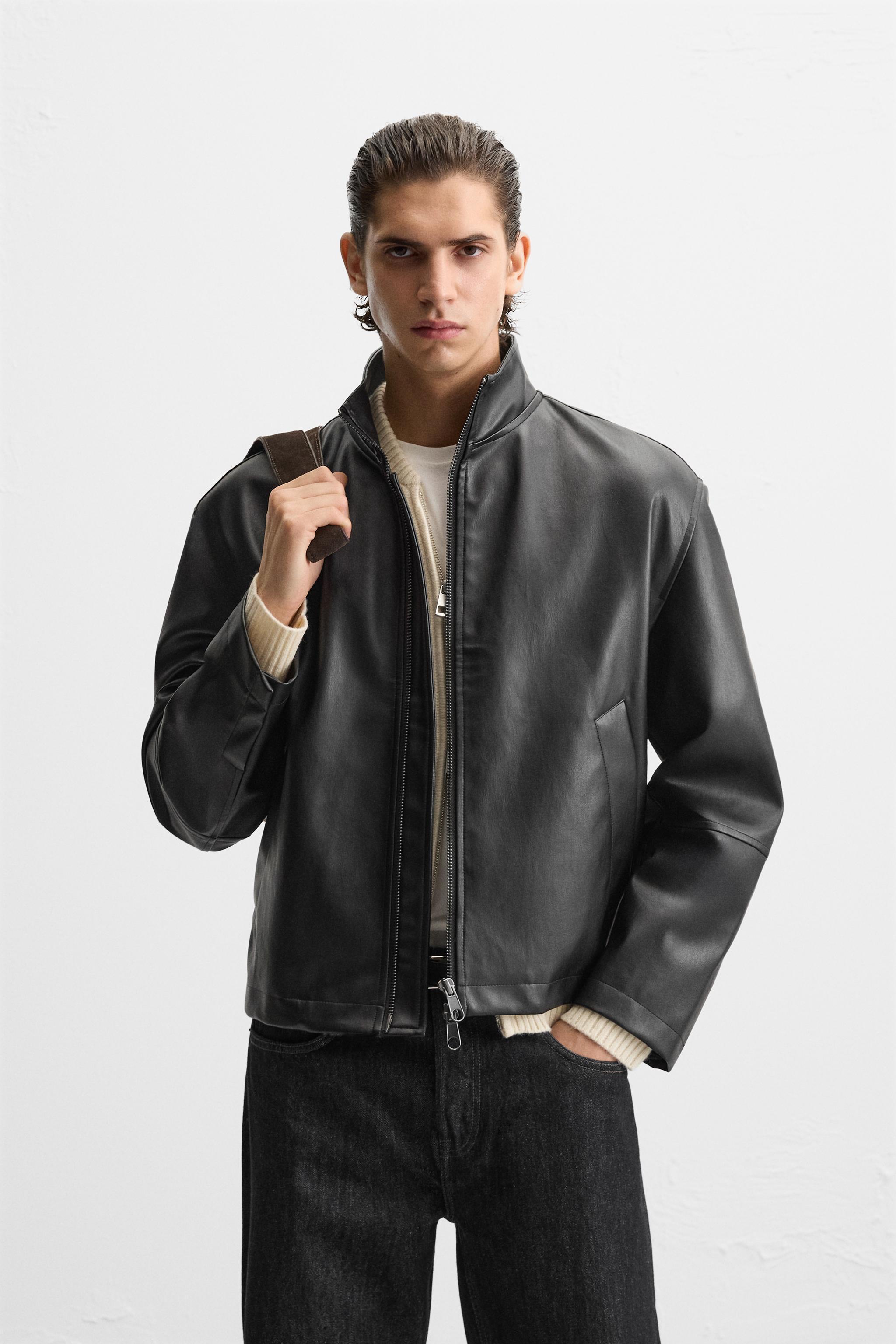 FAUX LEATHER JACKET Product Image