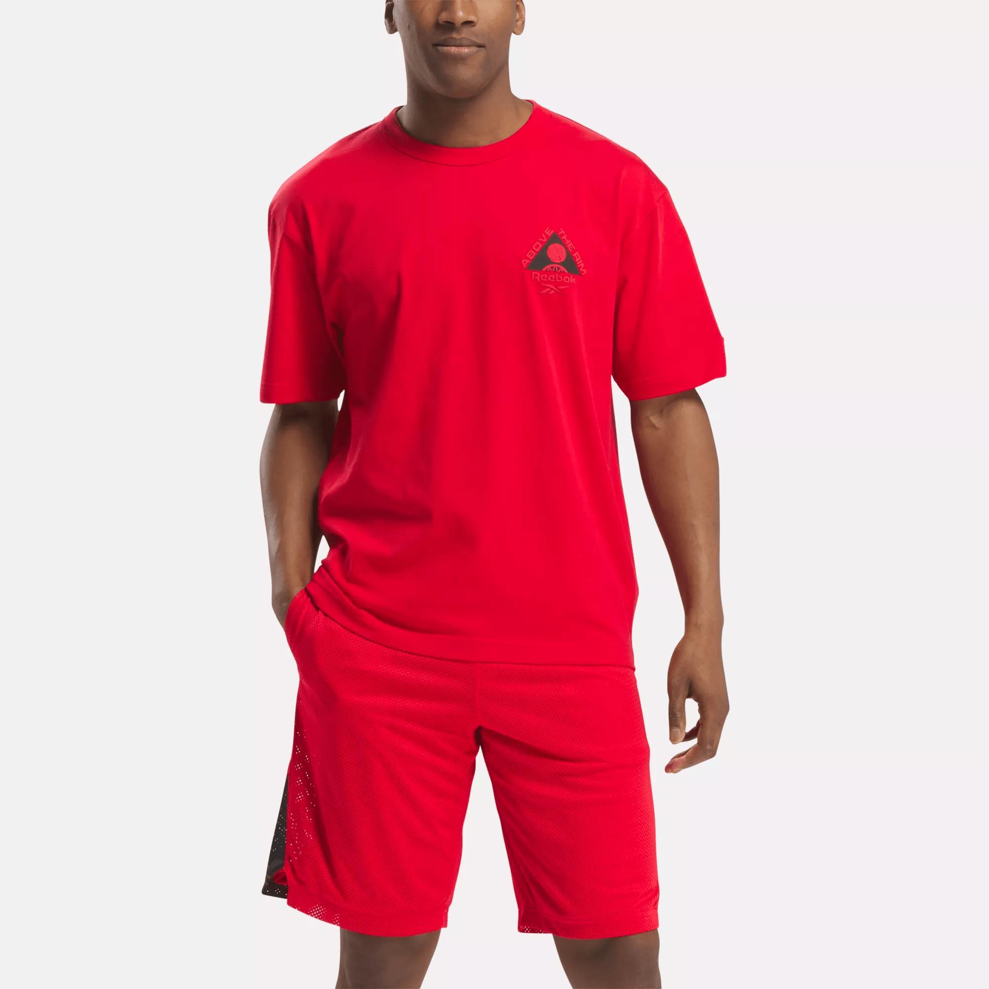 Men's Above the Rim Basketball T-Shirt Male Product Image