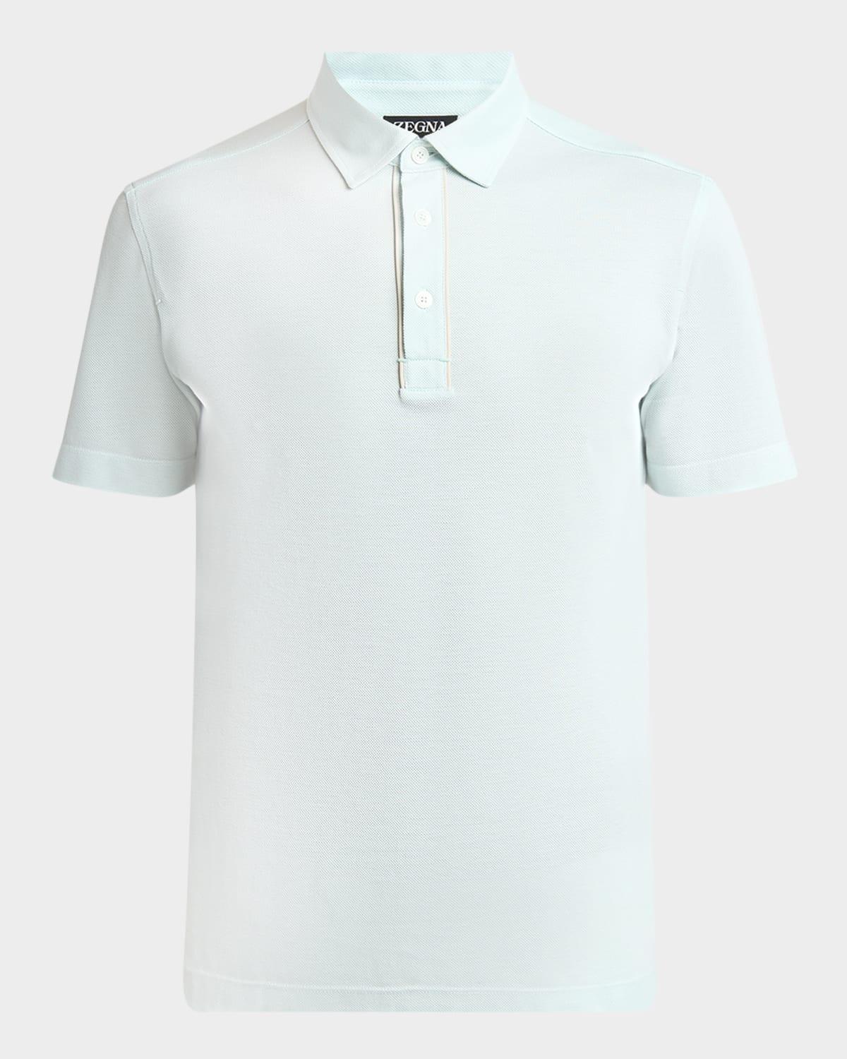 Mens Pique Polo Shirt Product Image
