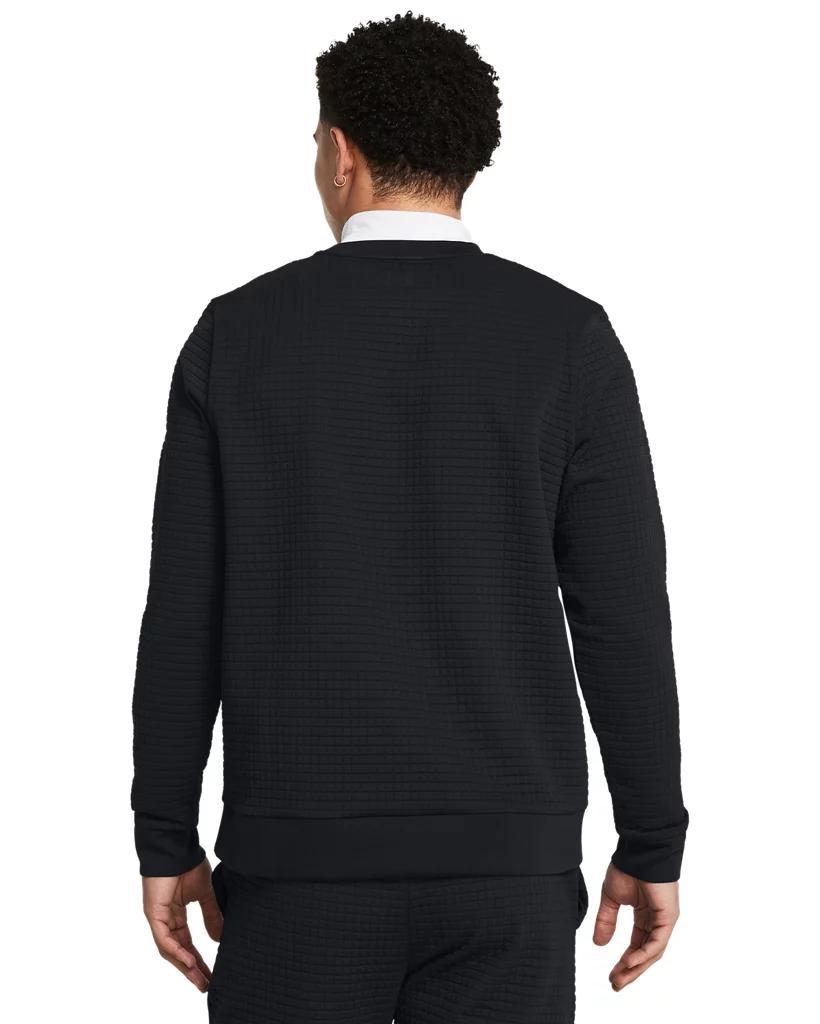 Men's UA Unstoppable Fleece Grid Crew Product Image