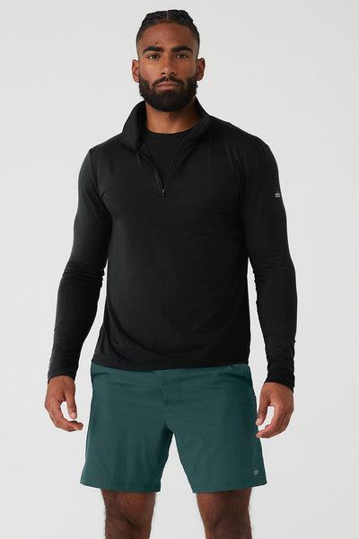 Conquer 1/4 Zip Reform Long Sleeve - Black Product Image