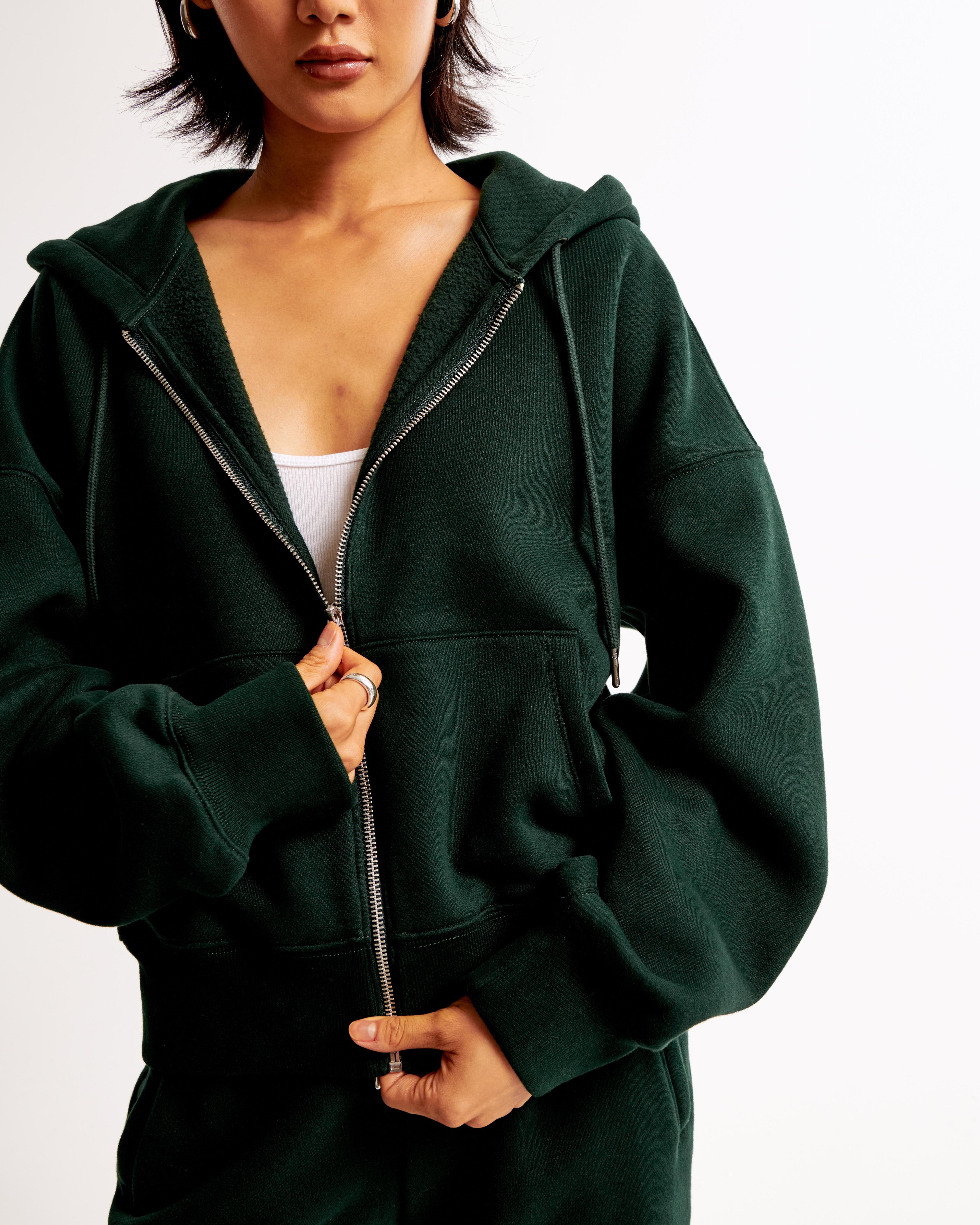 Essential Ribbed Sunday Hooded Full-Zip Product Image