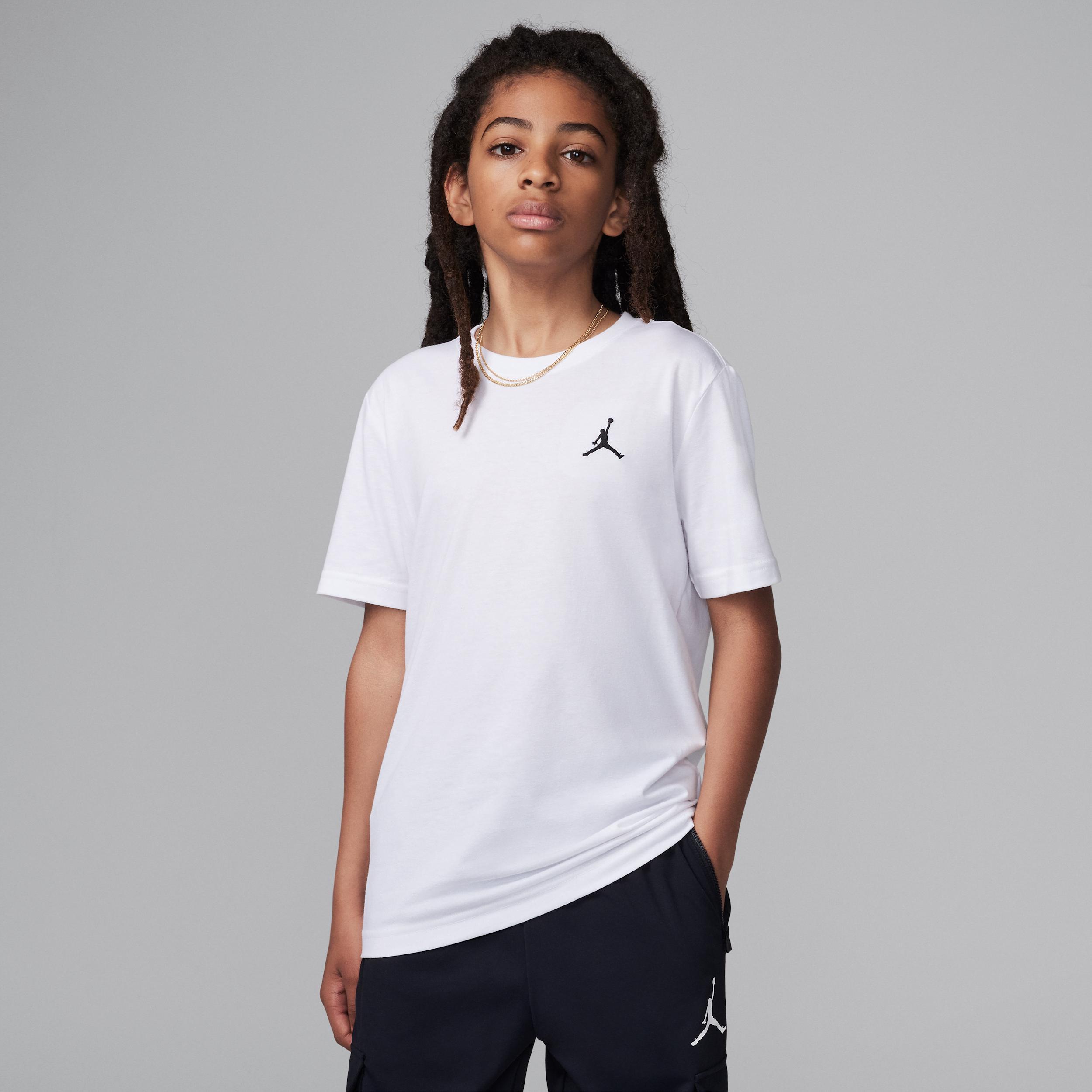 Jordan Big Kids Jumpman Air Embroidered T-Shirt | 95D266-001 Product Image