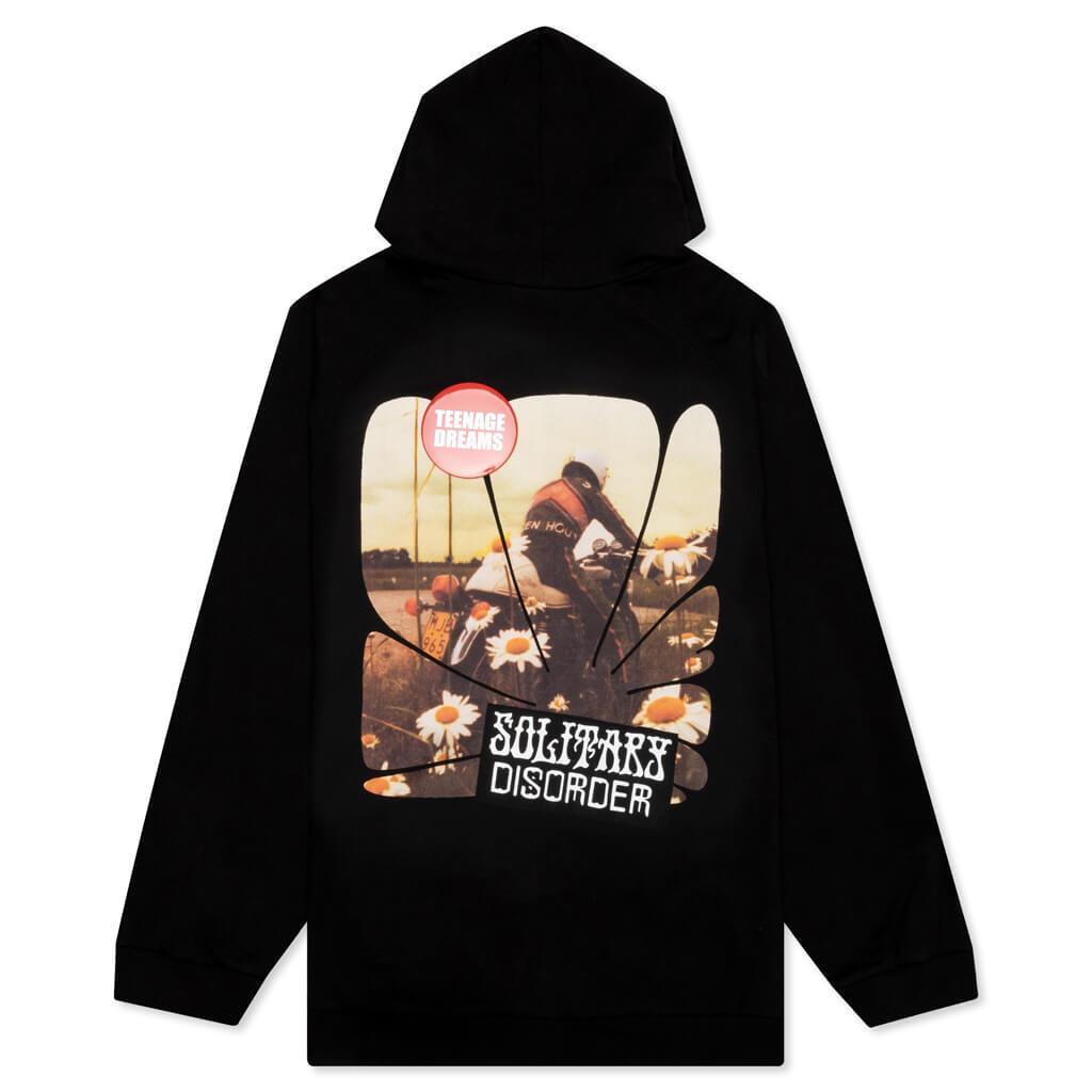 Teenage Dreams Oversized Zipped Hoodie - Black Male Product Image