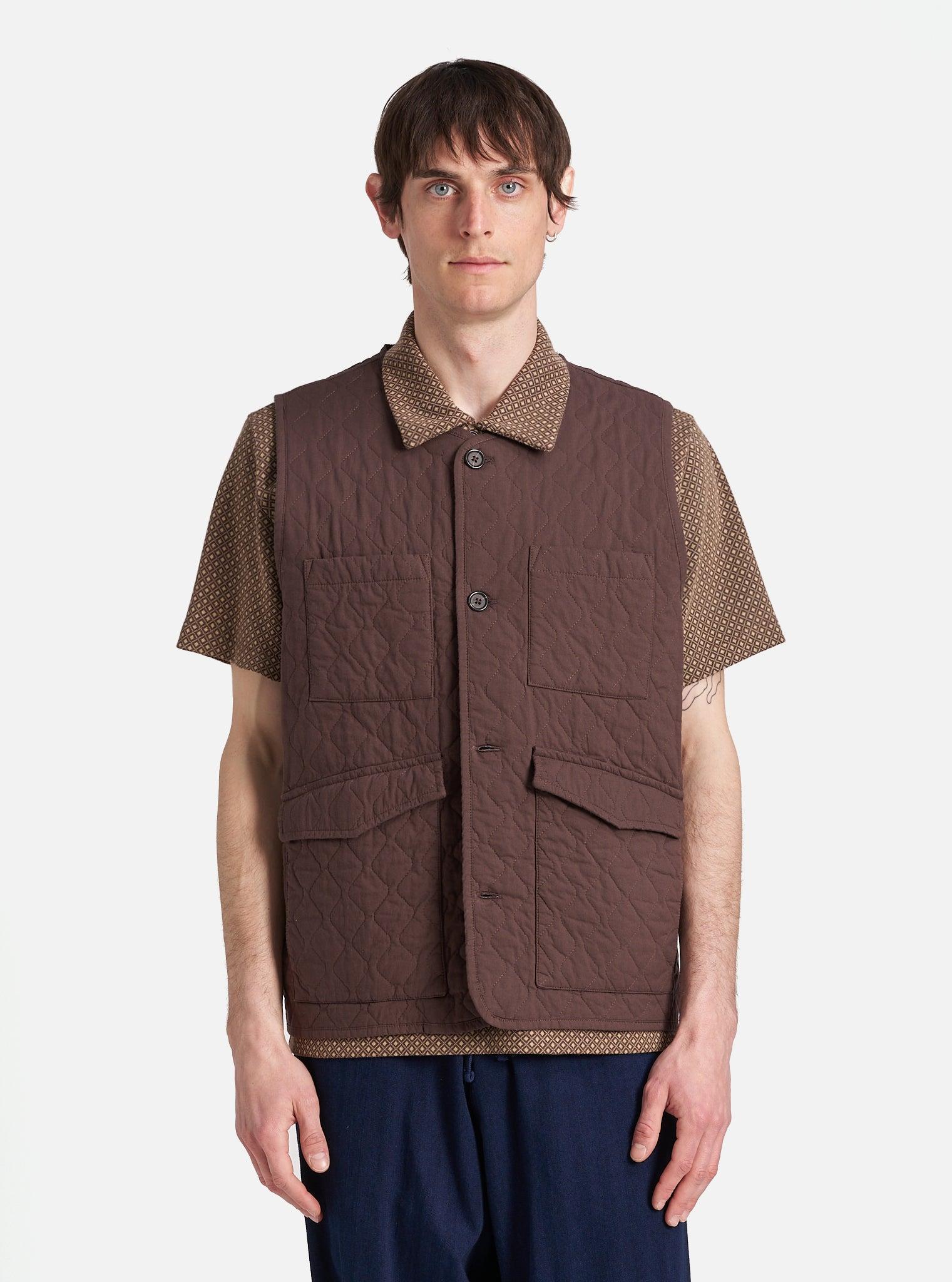 Brown Quilt Cotton Gower Jacket Product Image