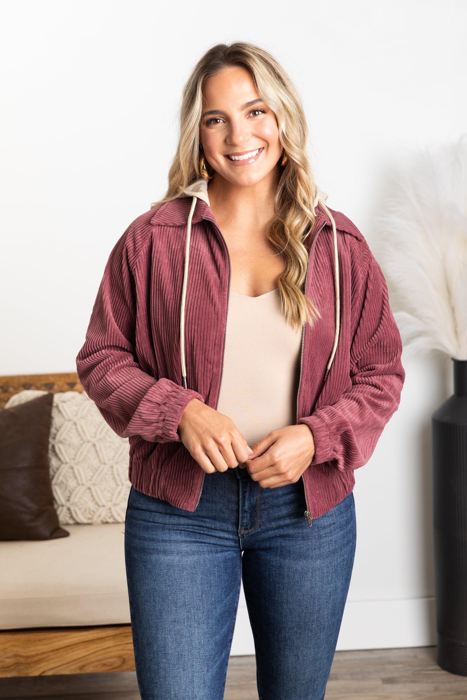 Corduroy Hooded Jacket Product Image