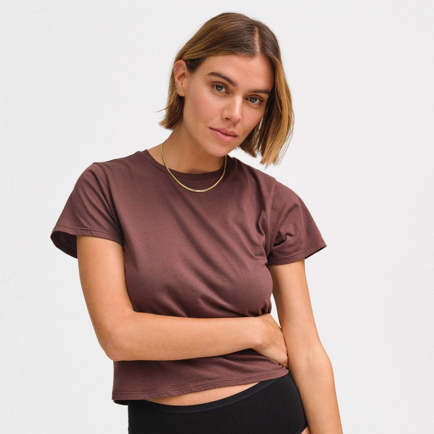 Organic Cotton Shrunken Tee Female Product Image