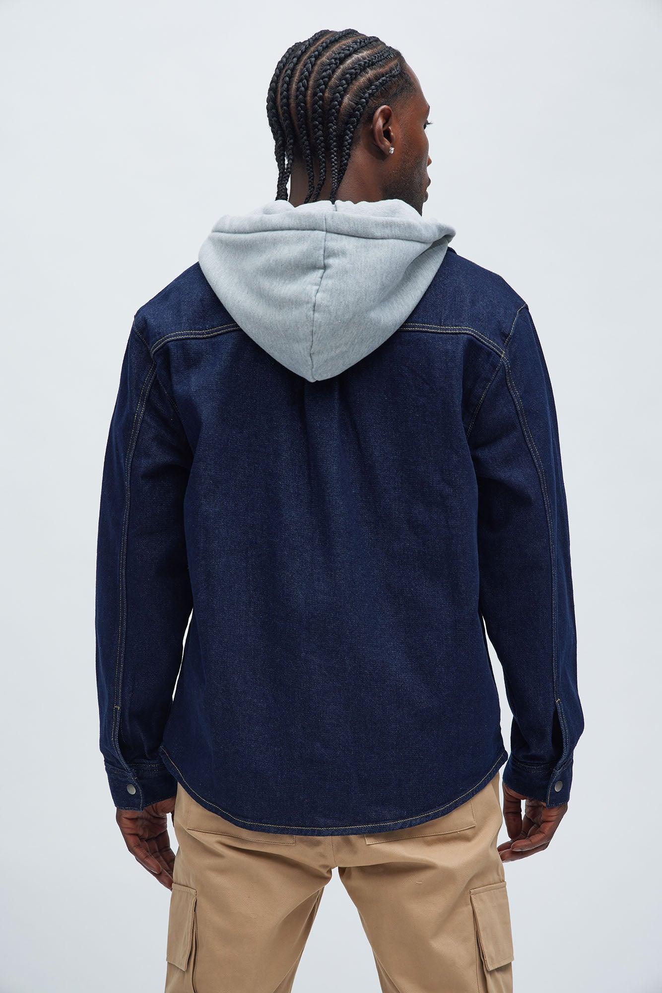 Jackson Lightweight Denim Shacket - Indigo Product Image