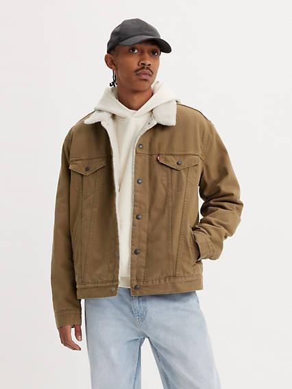 Canvas Sherpa Trucker Jacket Product Image