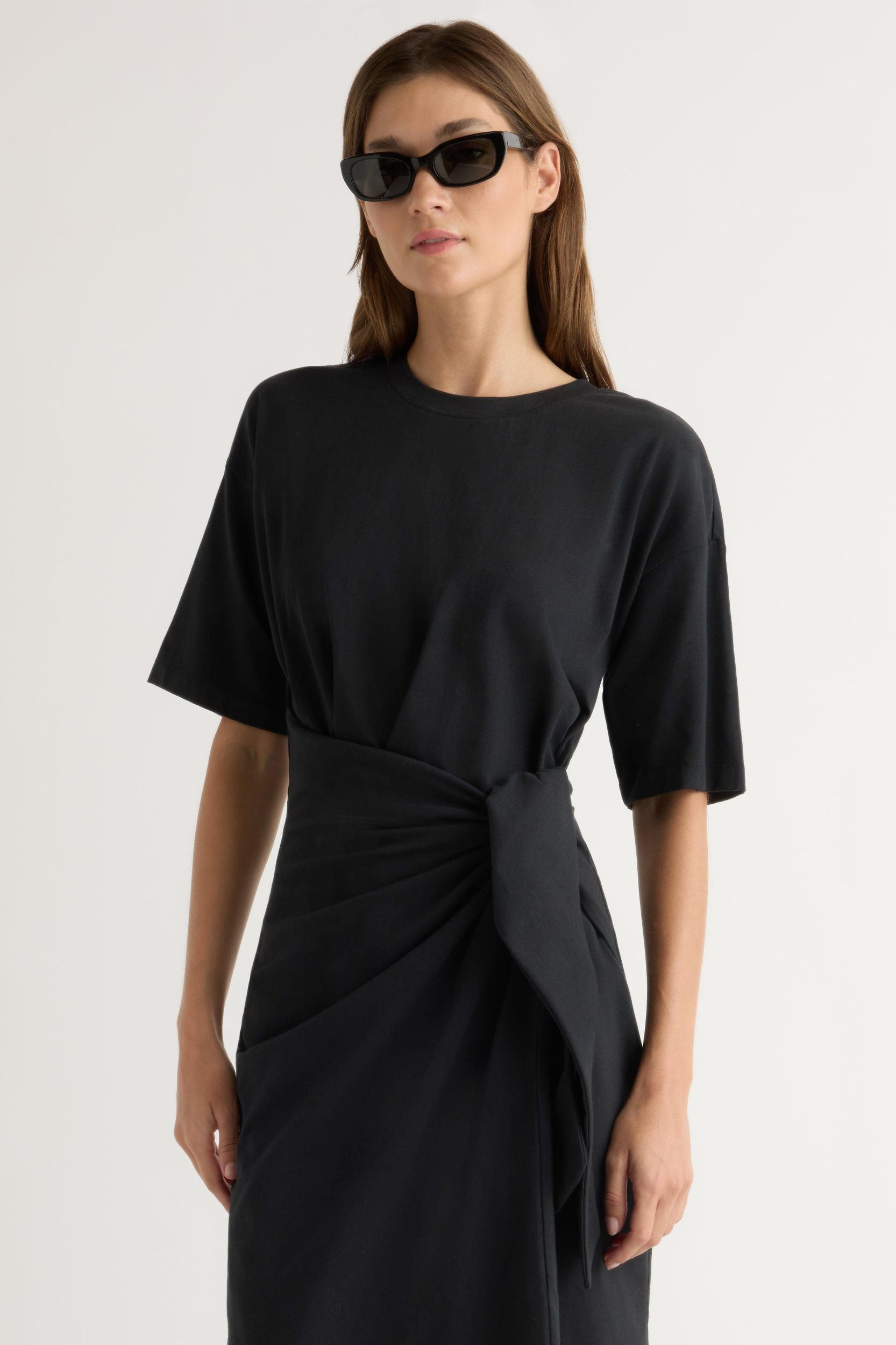 Noa Organic Cotton T-Shirt Wrap Dress Product Image