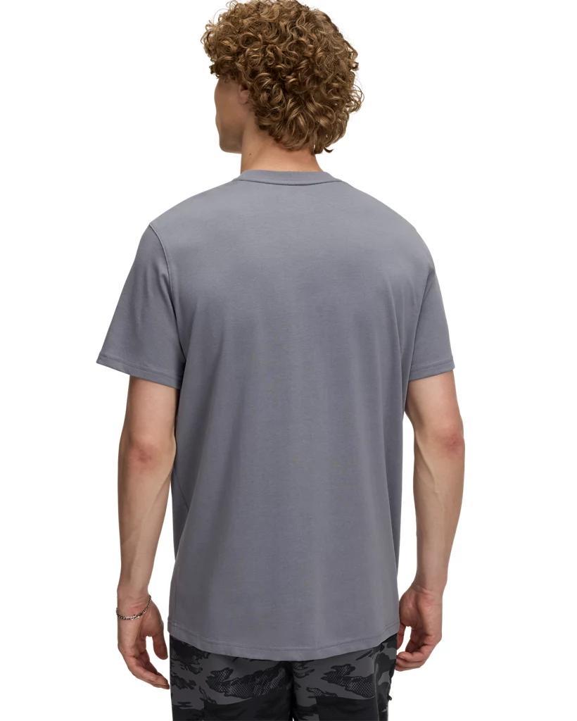 Men's UA Logo Embroidered Heavyweight Short Sleeve Product Image