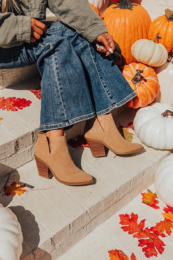 The Destiny Bootie In Tan Product Image