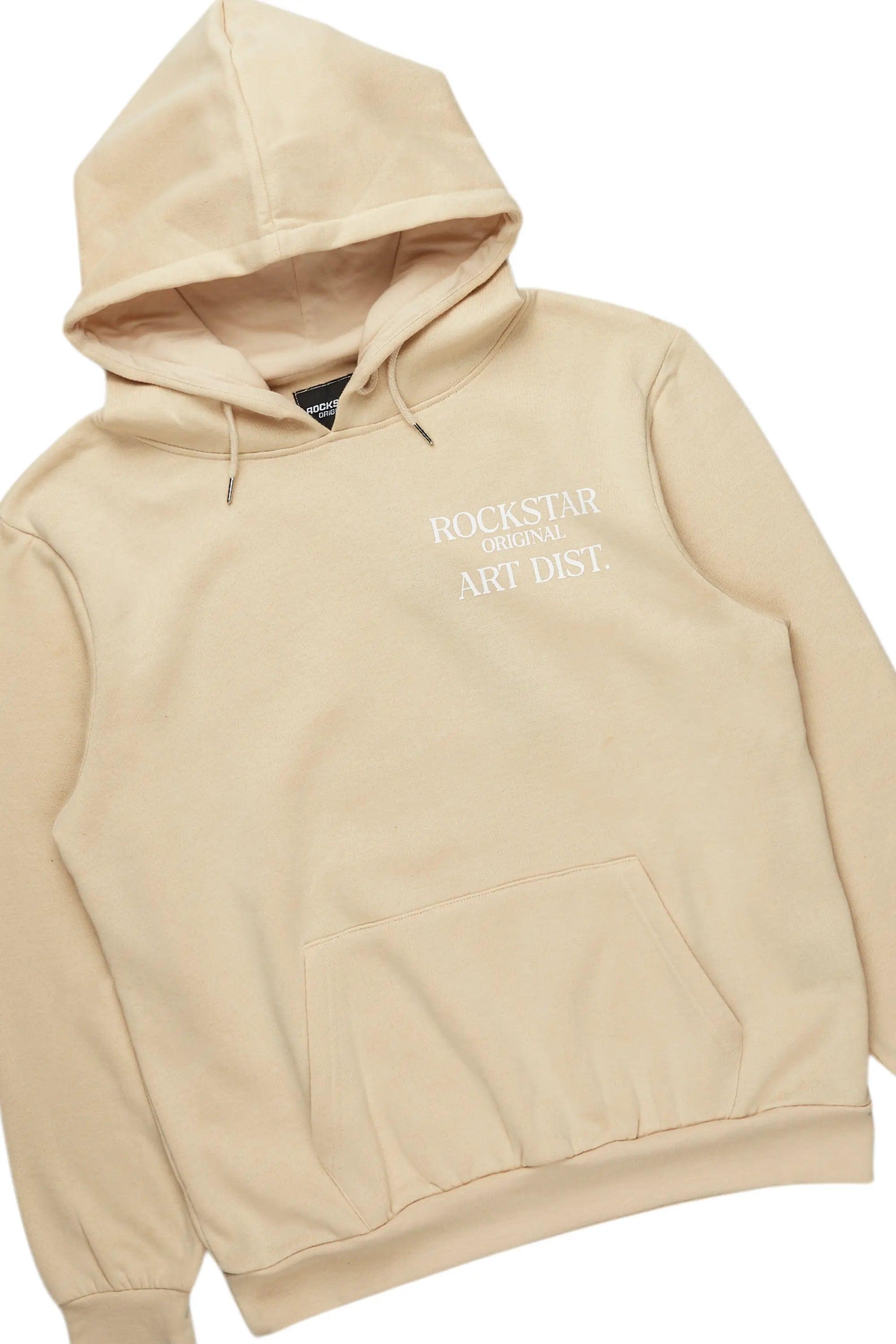 Briggs Beige Hoodie/Super Stacked Flare Track Set Male Product Image