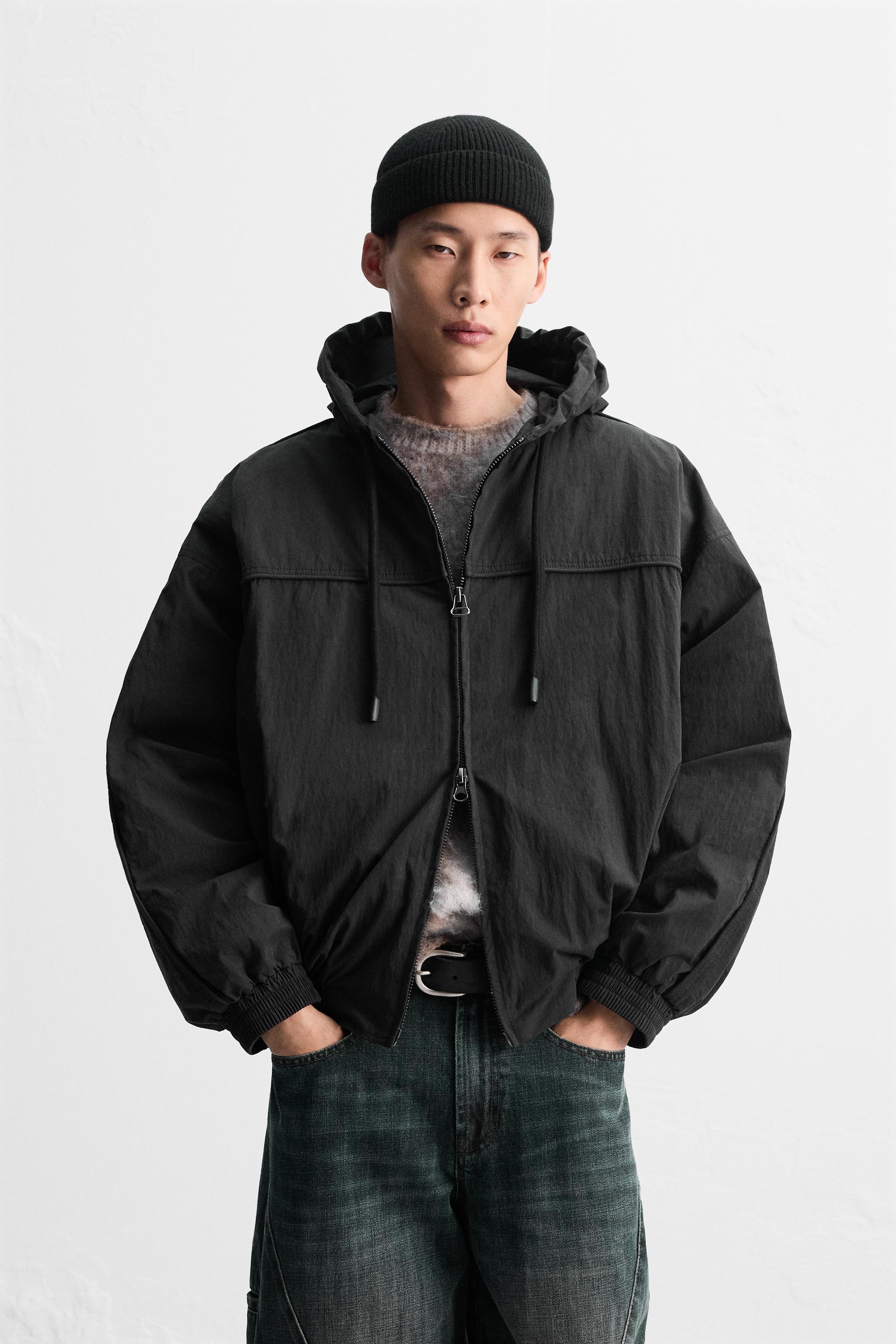 HOODED TECHNICAL JACKET Product Image