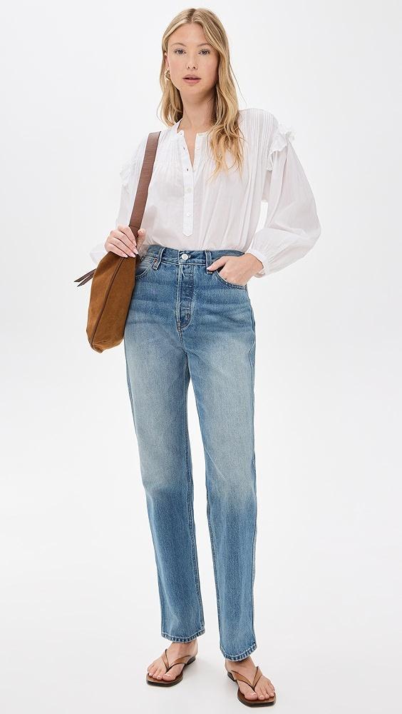 Alex Mill The Carla High Rise Straight Jeans | Shopbop Product Image
