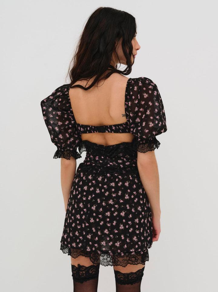 Noa Mini Dress — Black Product Image