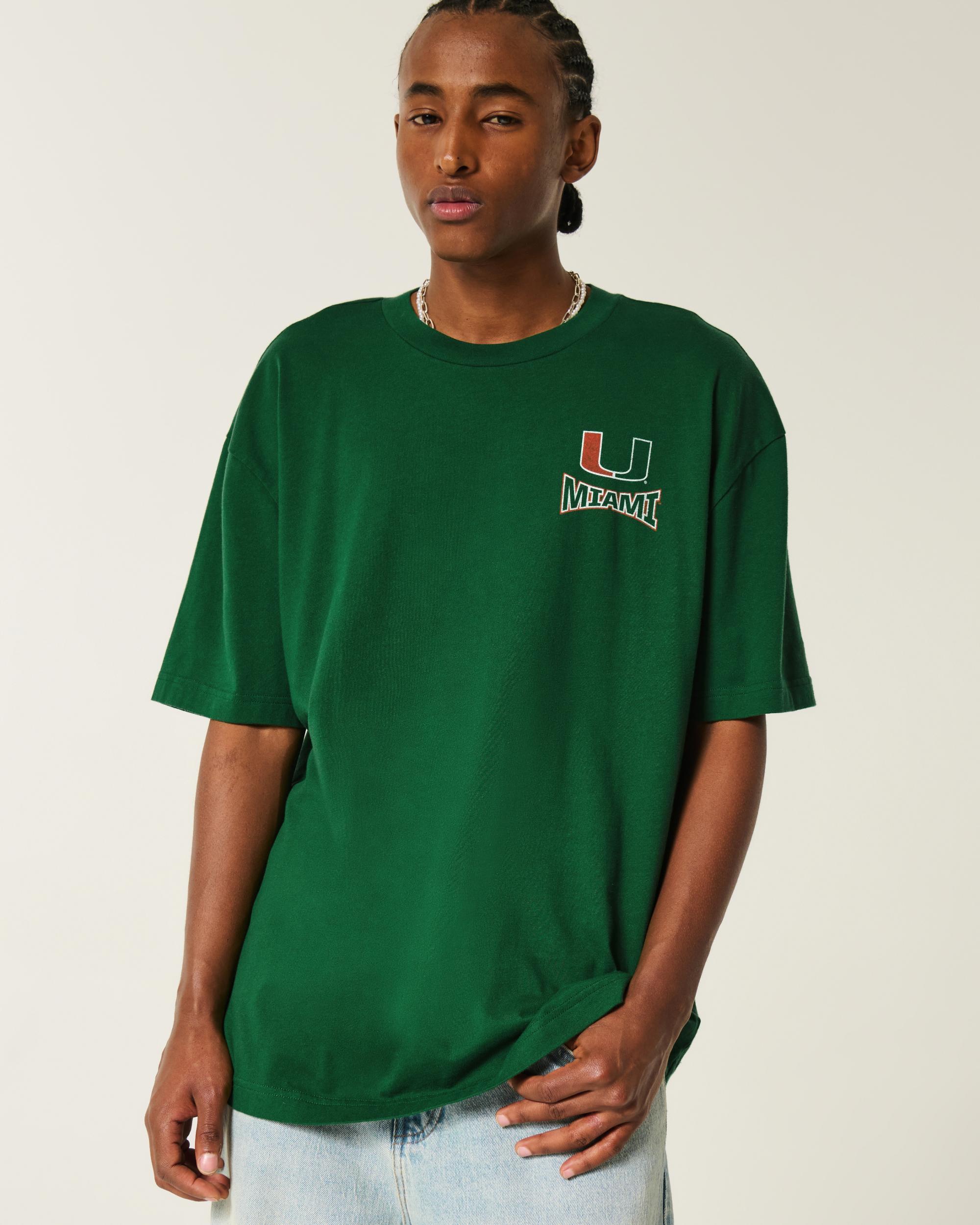 Boxy Miami Hurricanes Graphic Tee Product Image