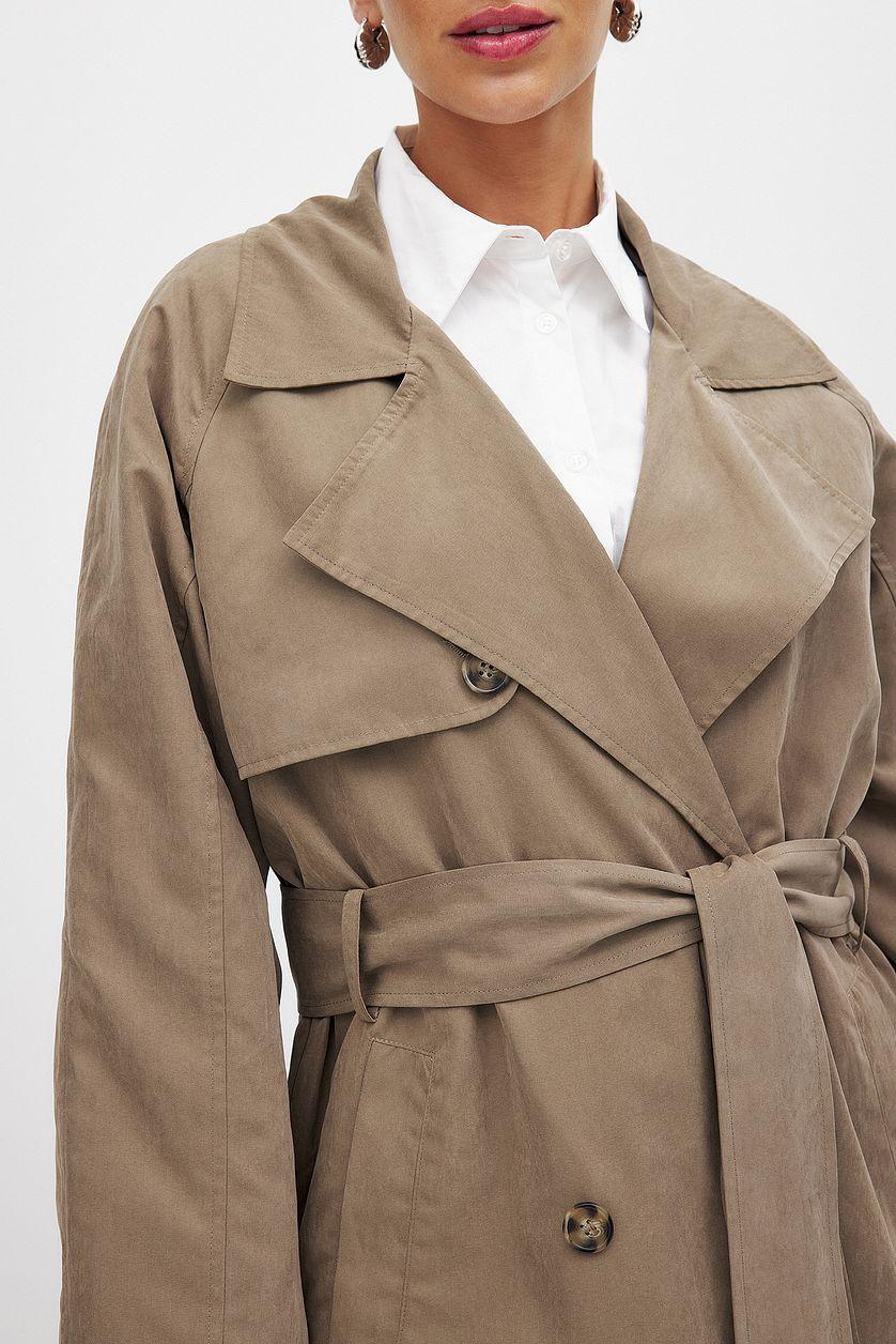 Double Breasted Belted Trenchcoat Product Image