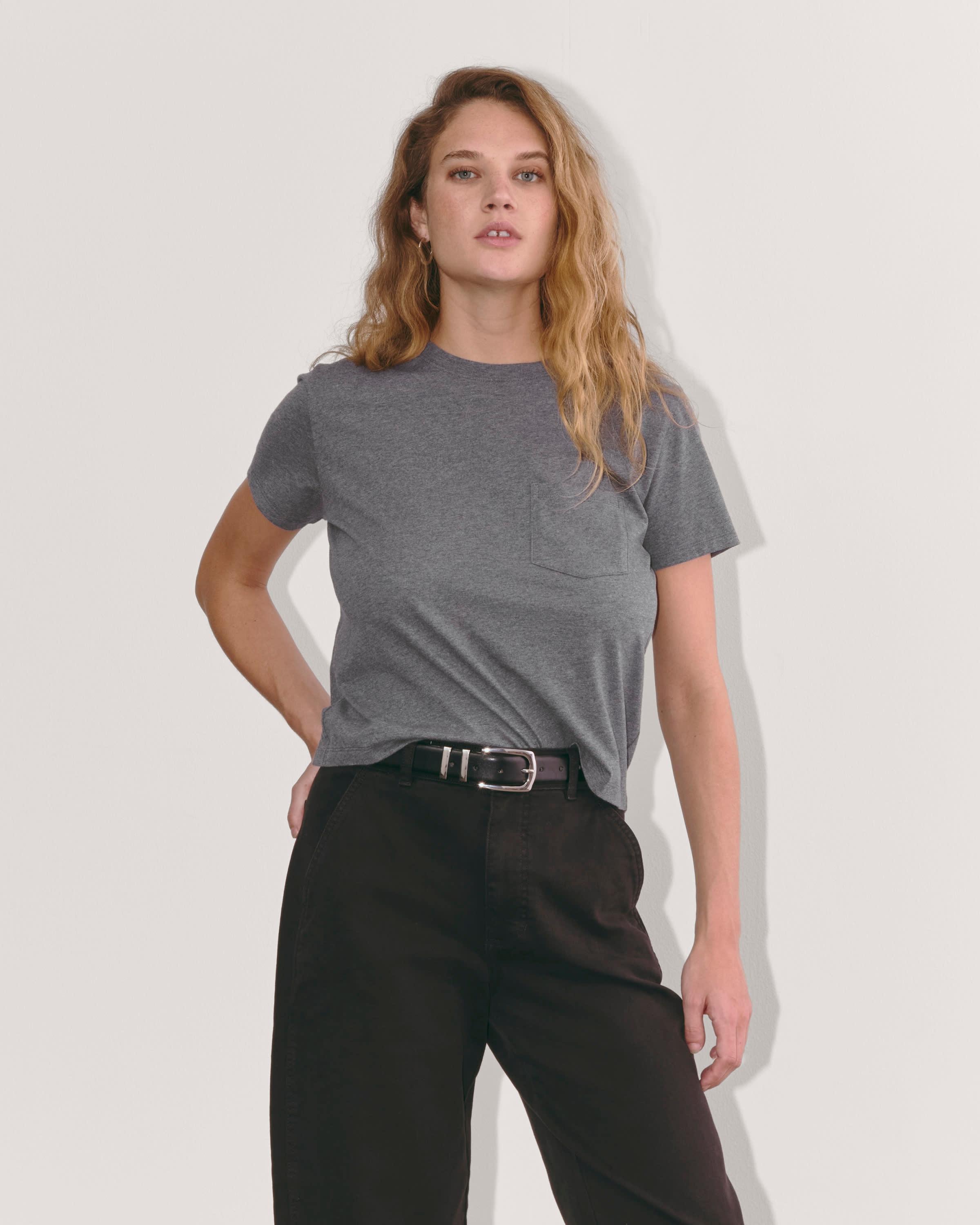 The Box-Cut Tee in Essential Cotton Product Image