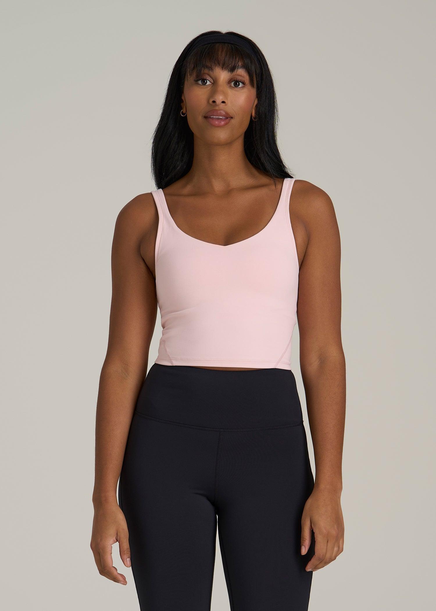 Balance Tank Top for Tall Women in Hush Pink Female Product Image