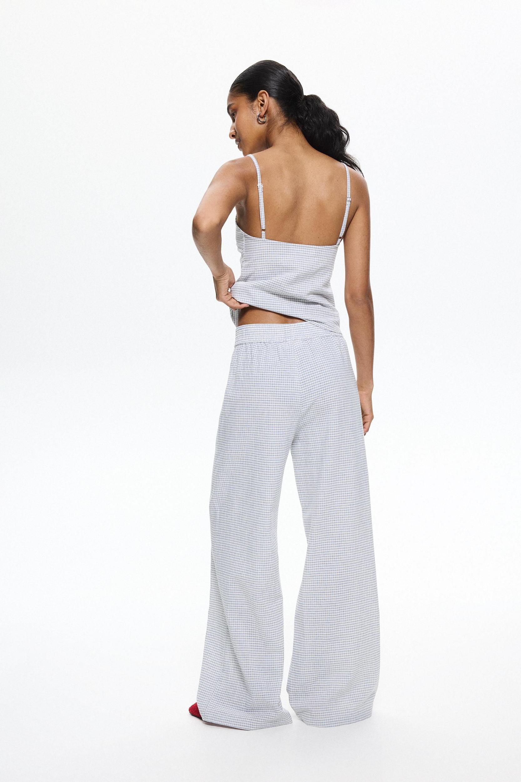 Gingham check pants Product Image