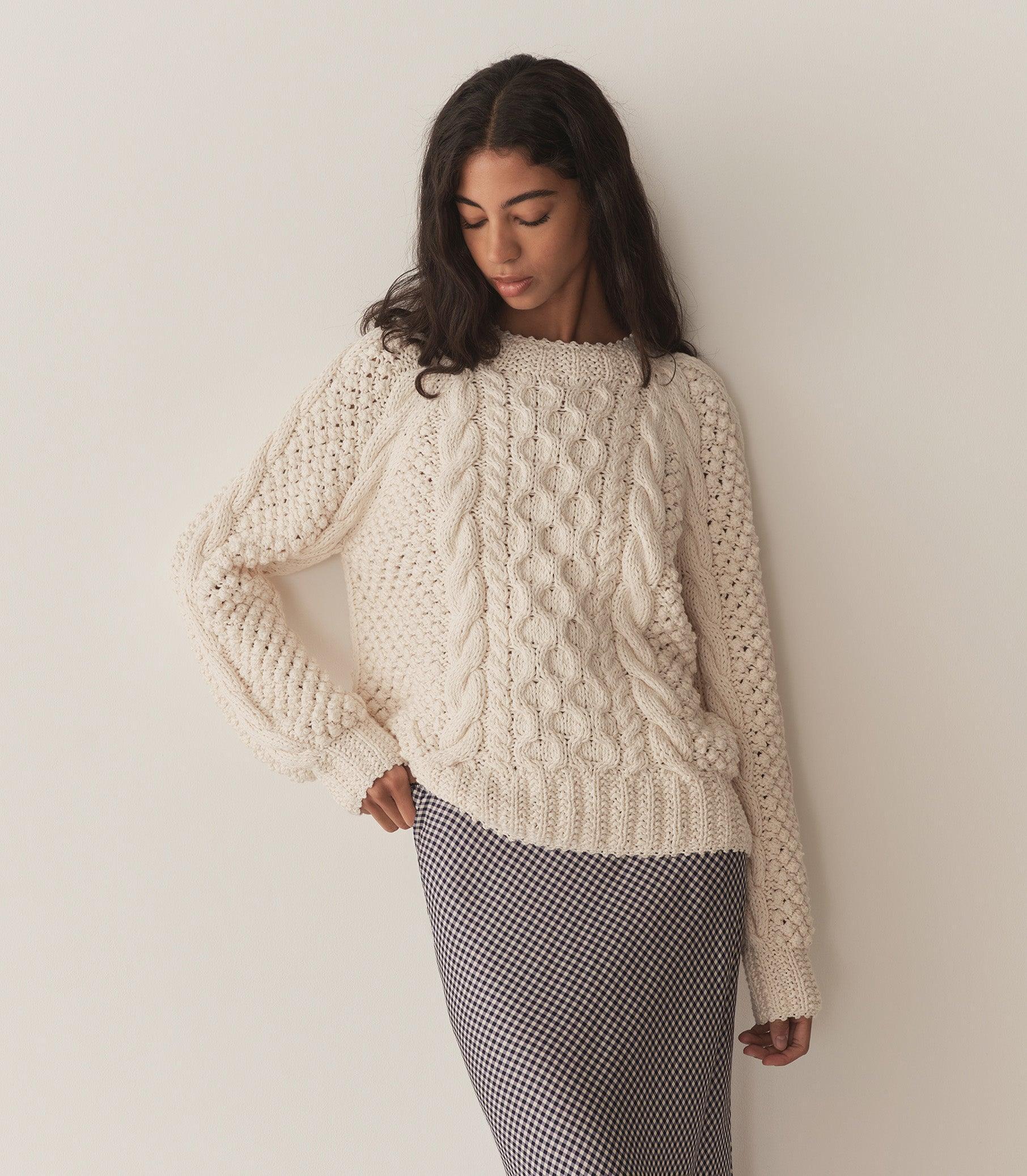 WITHROWE SWEATER -- IVORY Product Image