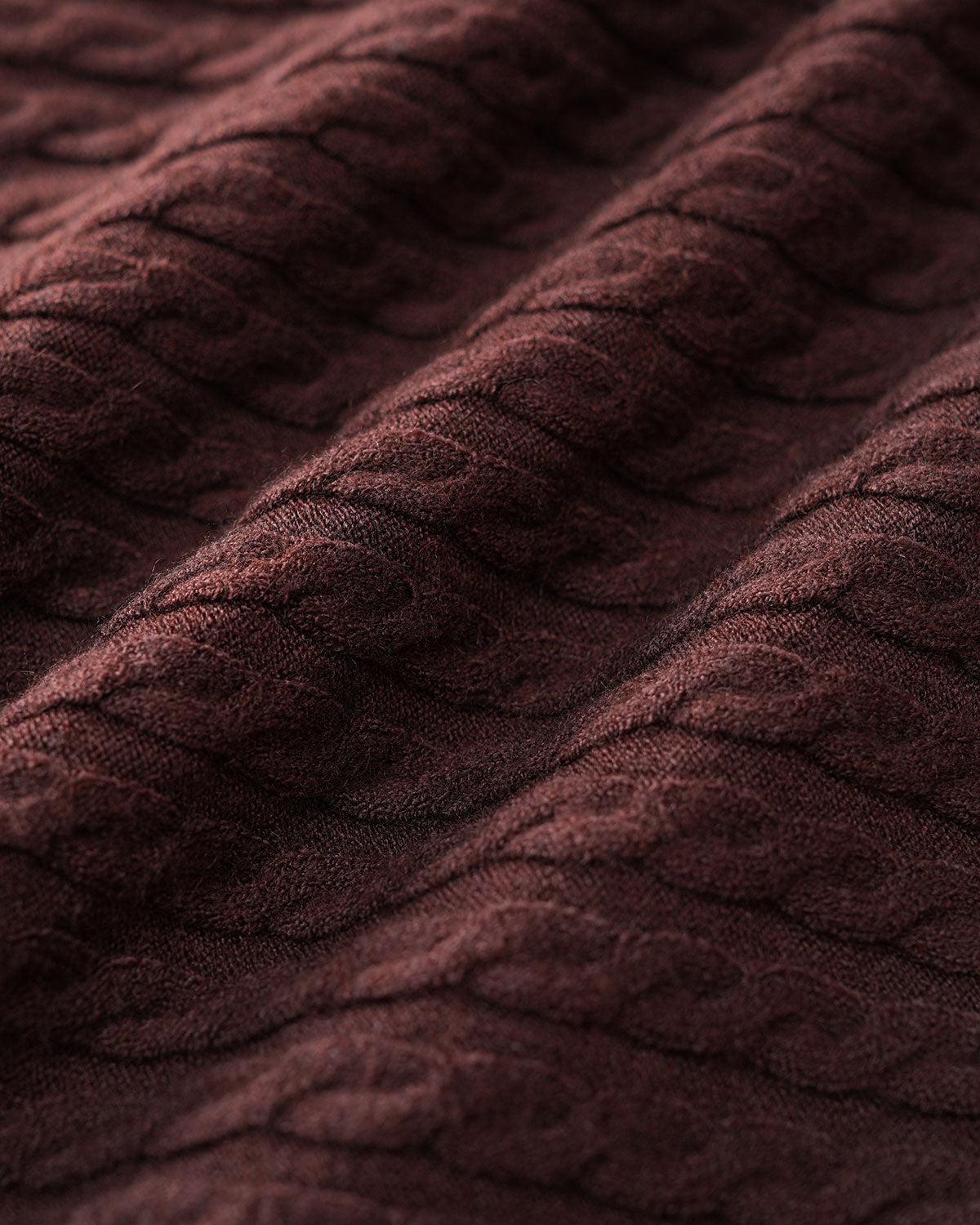 Red Collared Knit Tee Product Image