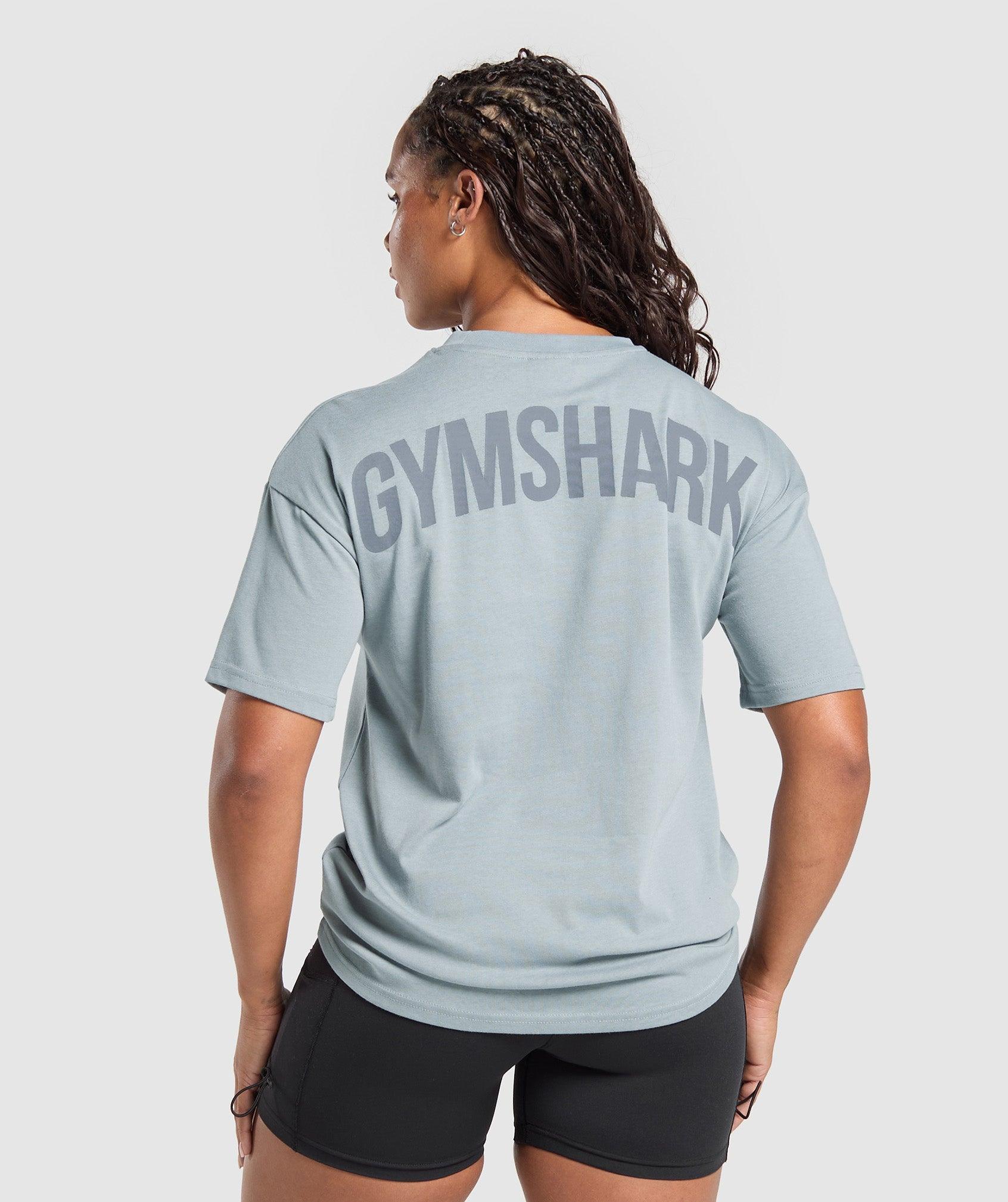 Power Oversized T-Shirt - Denim Grey Female Product Image