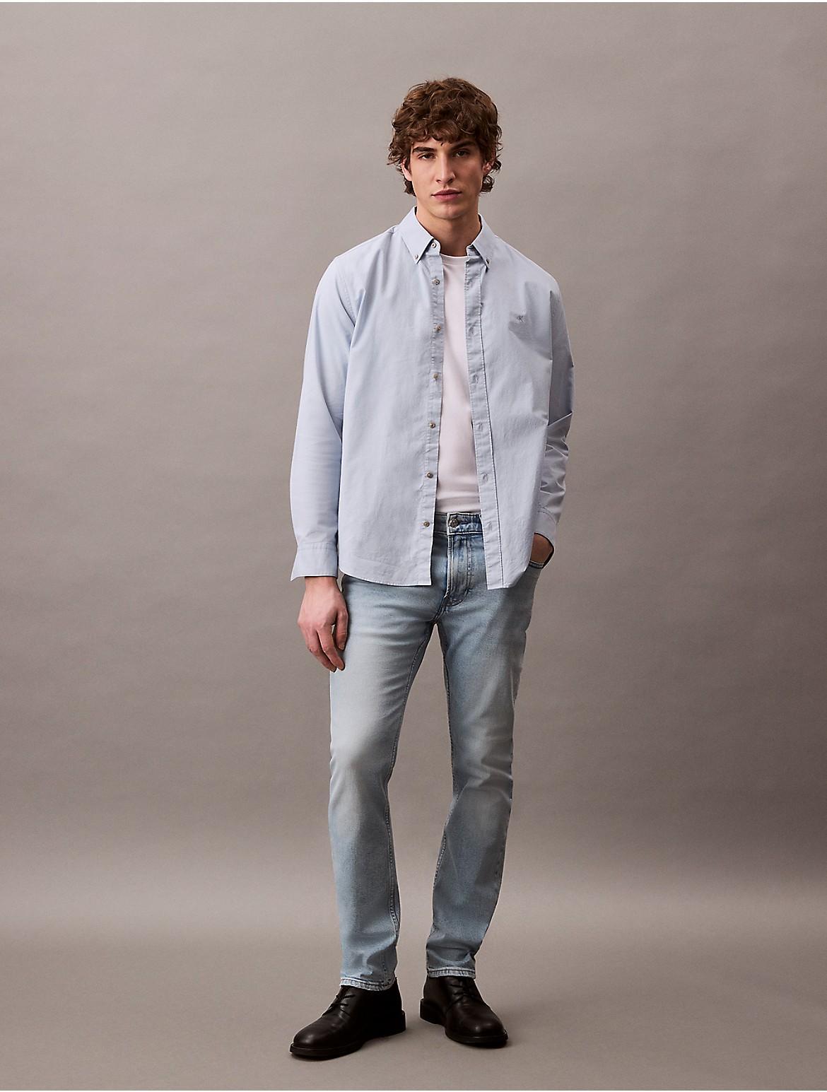 Calvin Klein Mens Slim Fit Jeans - Blue Product Image