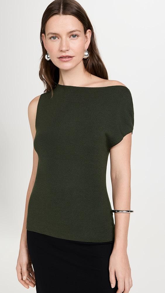 St. Agni Asymmetric Knit Top | Shopbop Product Image