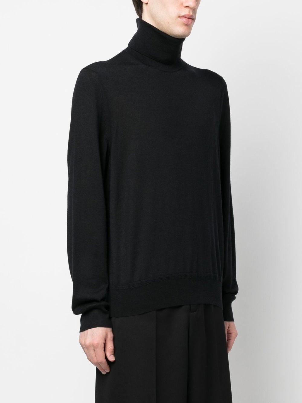 TOM FORD Fine-knit Roll Neck Jumper In Black Product Image