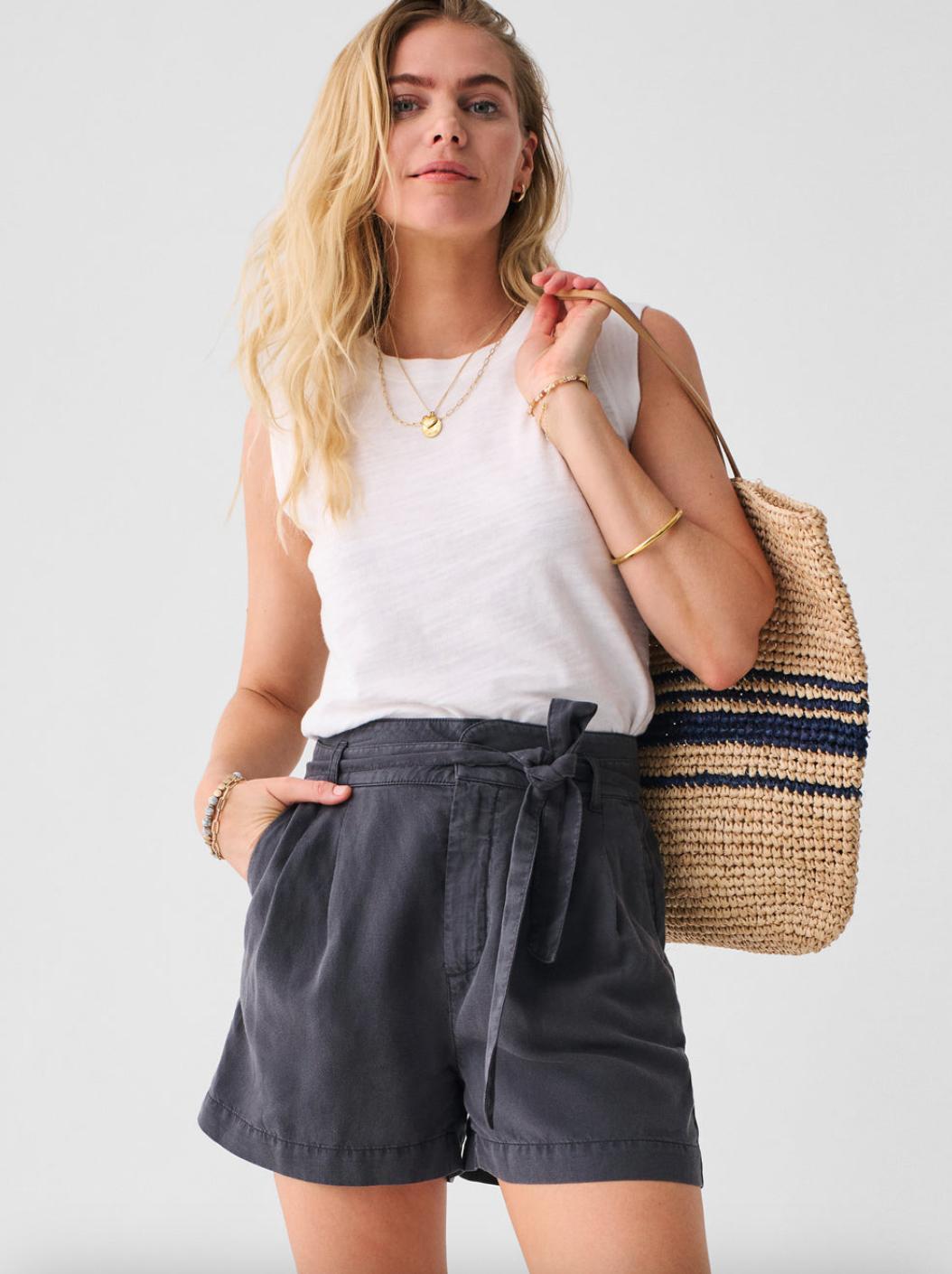 Faherty Arlie Day Tie Waist Short Product Image