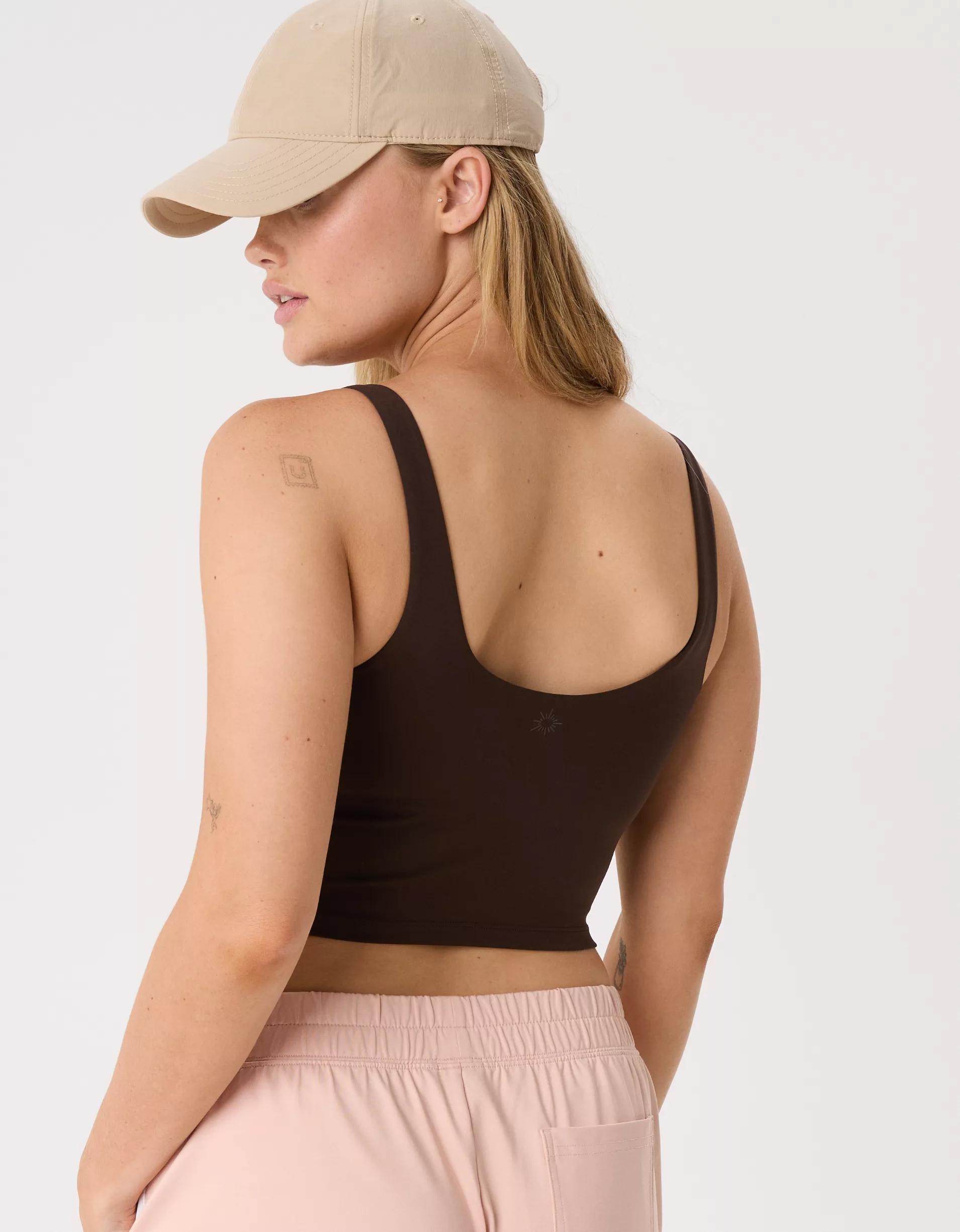 OFFLINE By Aerie Real Me Low Key Longline Sports Bra Product Image