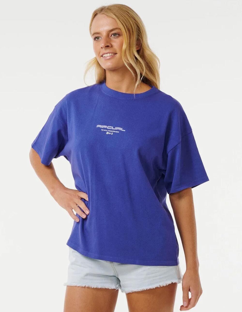 RIP CURL Arcadia Heritage Womens Boyfriend Tee Product Image